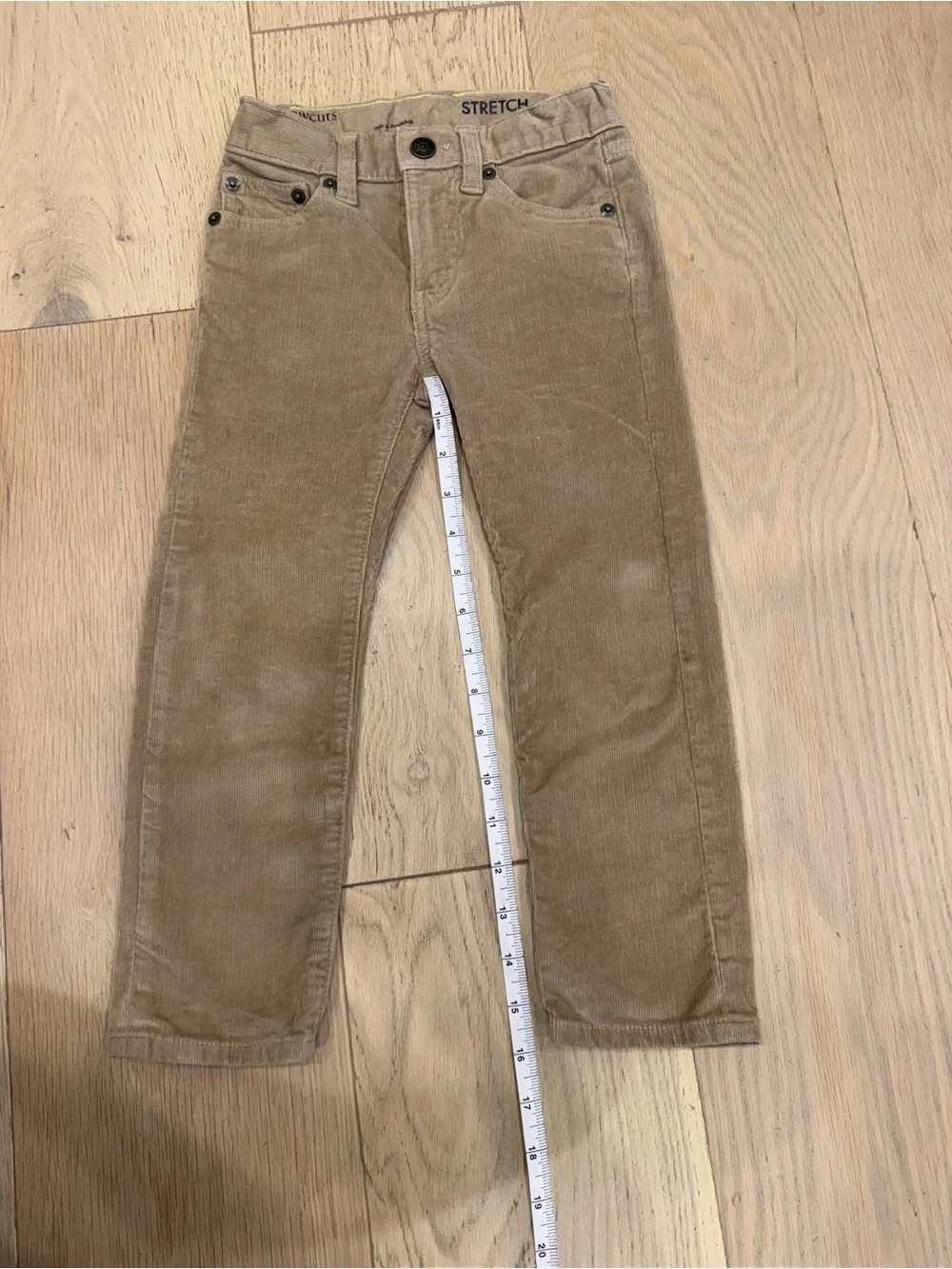 Crewcuts Kids Corduroy & Denim Trio - Green, Tan, Blue